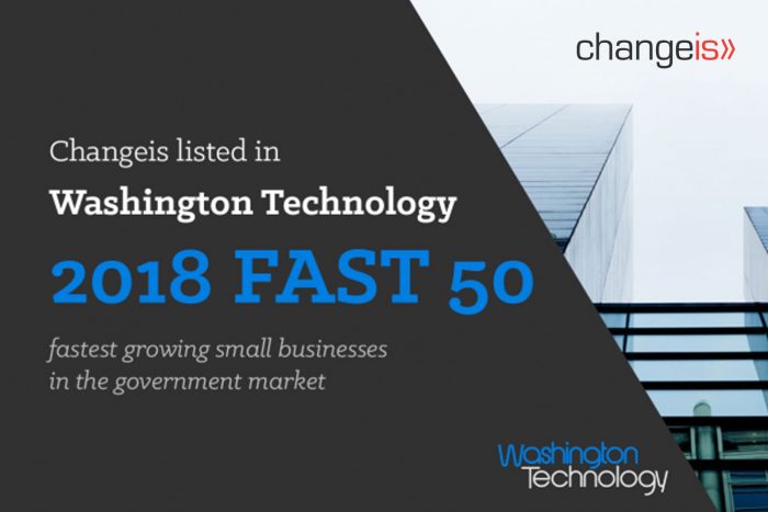 Changeis Listed in Washington Technology 2018 Fast 50