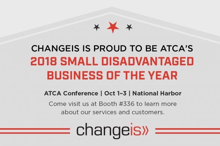 Changeis is 2018 Small Disadvantaged Business of the Year