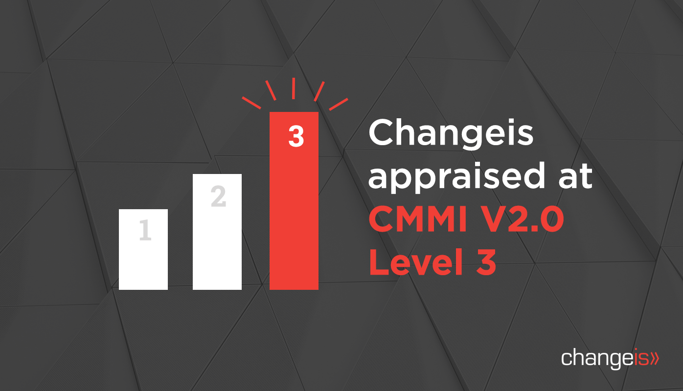 Changeis Appraised at CMMI V2.0 Level 3