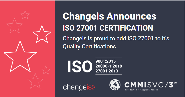 Changeis, Inc. Receives ISO 27001 Certification