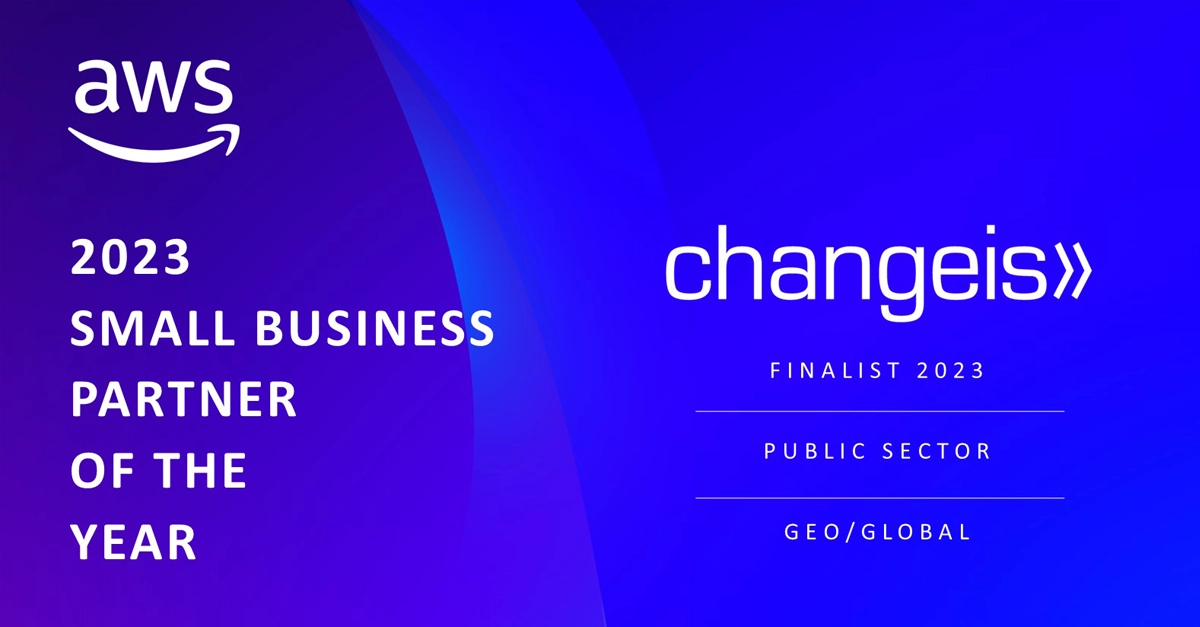 Changeis Named a 2023 AWS Small Business of the Year Partner Award Finalist